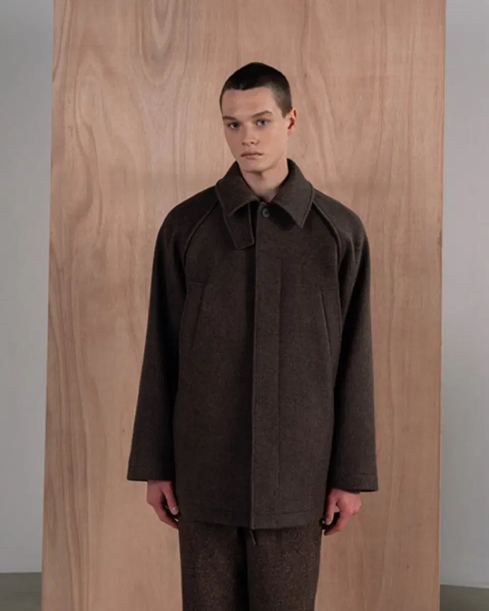 le17septembre homme half coat brown